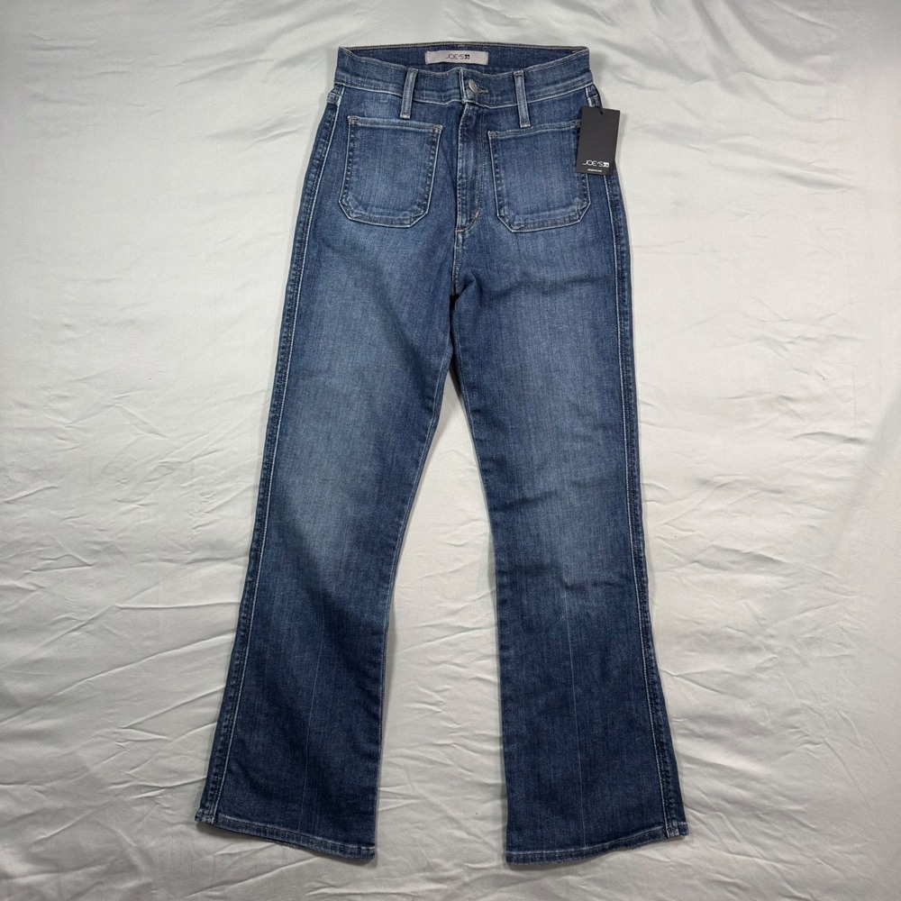 NWT Joe's Jeans Womens 23 High Rise Abilene Flare Patch Pocket Utility Jeans